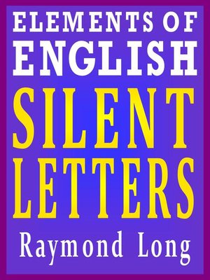cover image of Silent Letters